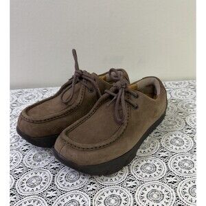 Kalso Earth Shoes Mystic Lace-Ups Womens Size 7~ Brown Leather ~ Negative Heel